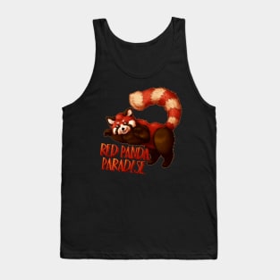 Red Panda Paradise Tank Top